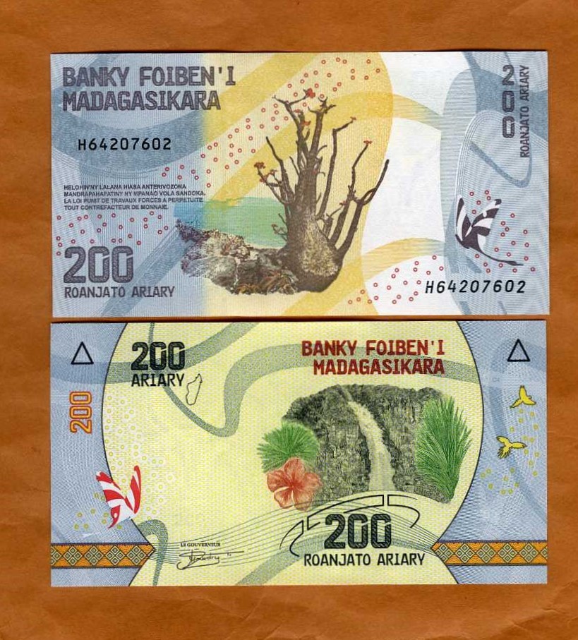 Madagascar, 200 Ariary ND (2025) P-98c UNC