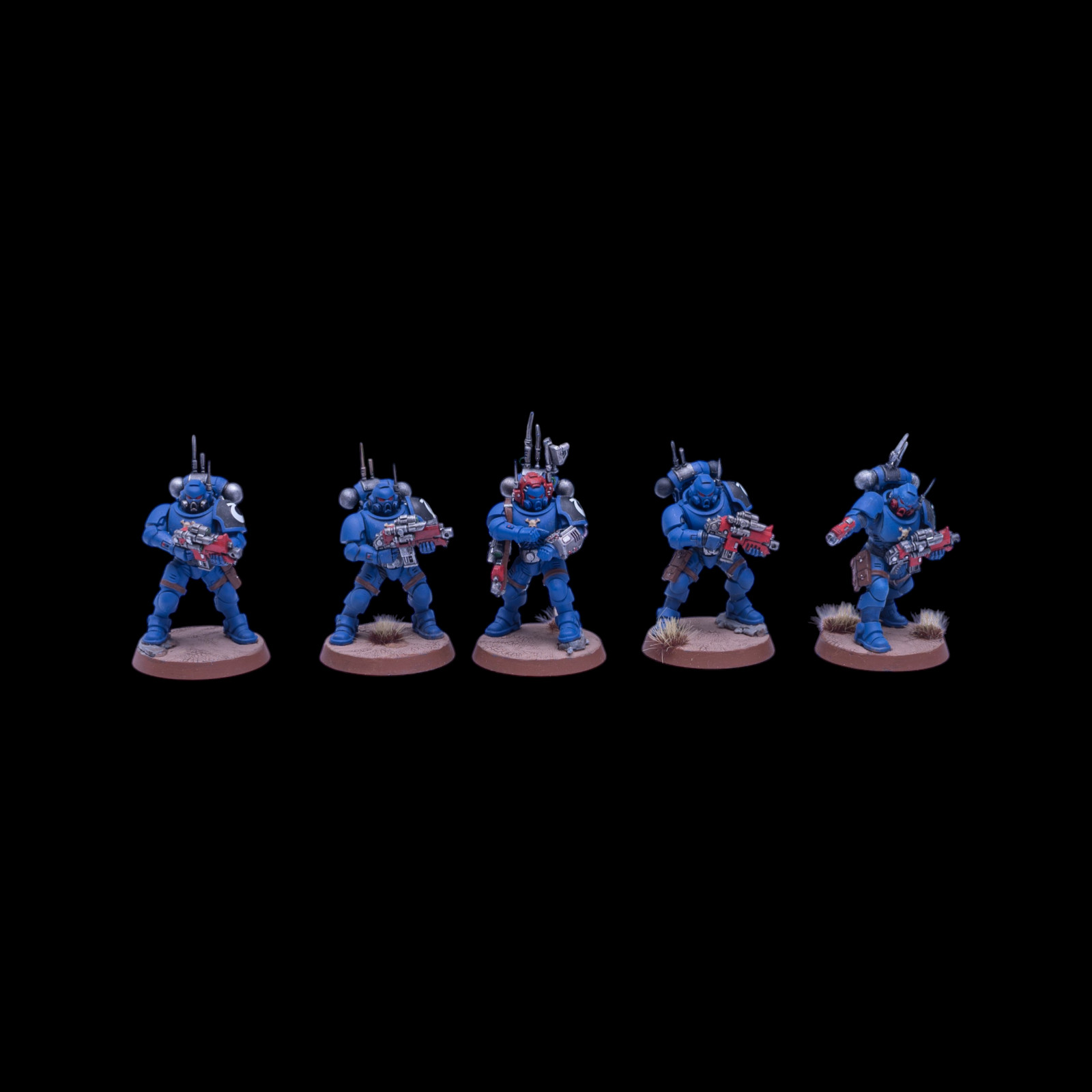 Well Painted  Infiltrator Squad Ultramarines Games Workshop Warhammer 40k
