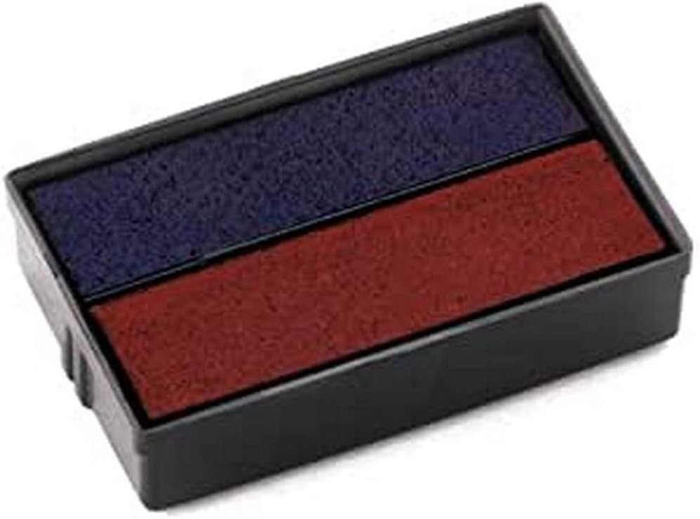 Colop E/10/2 Stamp Pads for S160/L Blue/Red Ref E/10/2 [Pack of 2]
