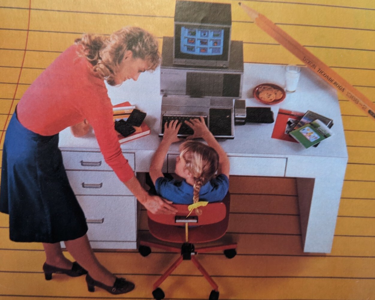 Vintage 1983 Texas Instruments Magazine Advertisement Protective Cover