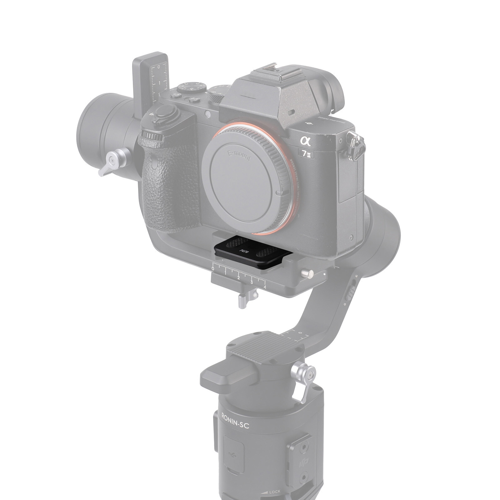 Quick Release Plate 70mm for DJI Ronin SC Gimbal Stabilizer Camera Arca Tripod