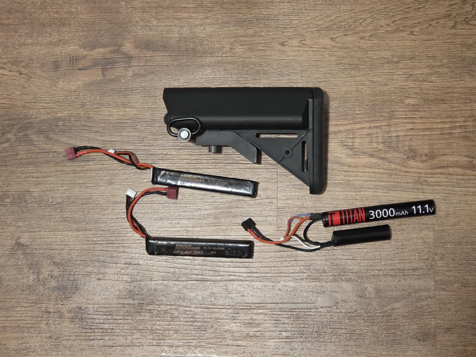 G&G Airsoft KAC Licensed Sopmod Crane Stock Deans Battery Bundle