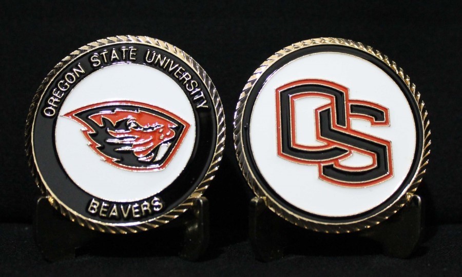 OREGON STATE BEAVERS COLLEGIATE COLLEGE COLLECTIBLE CHALLENGE COIN NEW