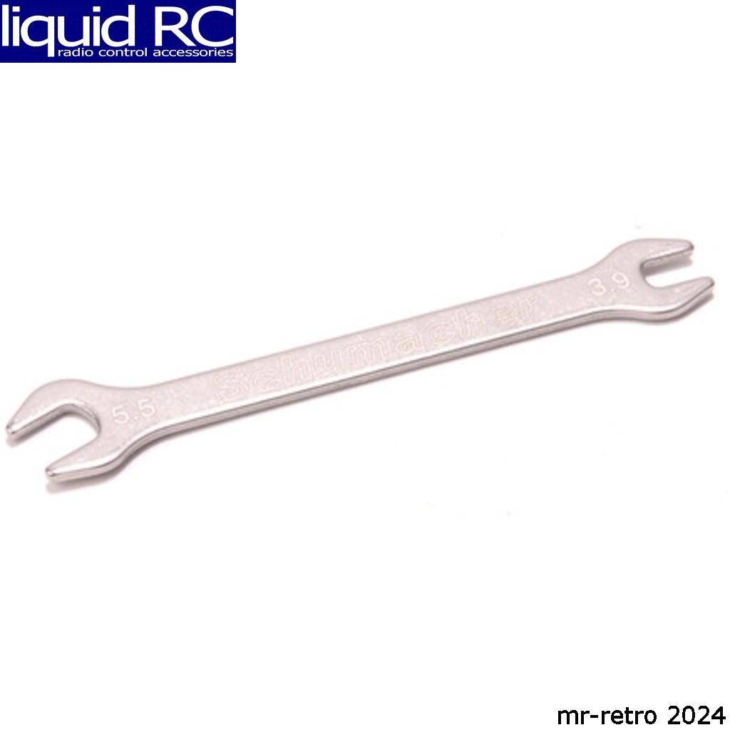 Schumacher Racing Products Ltd U8759 Steel Spanner 3.9/5.5mm - Mi9