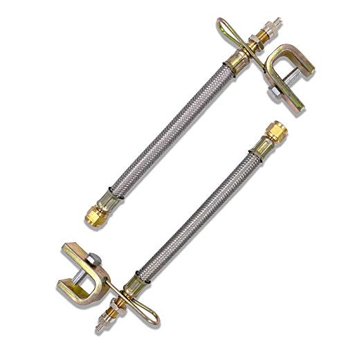 2 pcs 7"/180mm Metal Valve Stem Extenders, Universal Valve 2 Pack 7"/ 180 mm