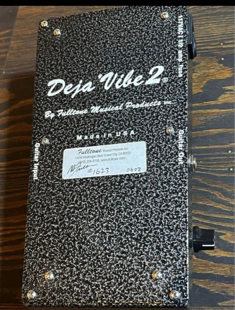 Univibe Fulltone Deja Vibe 2 Used Modded