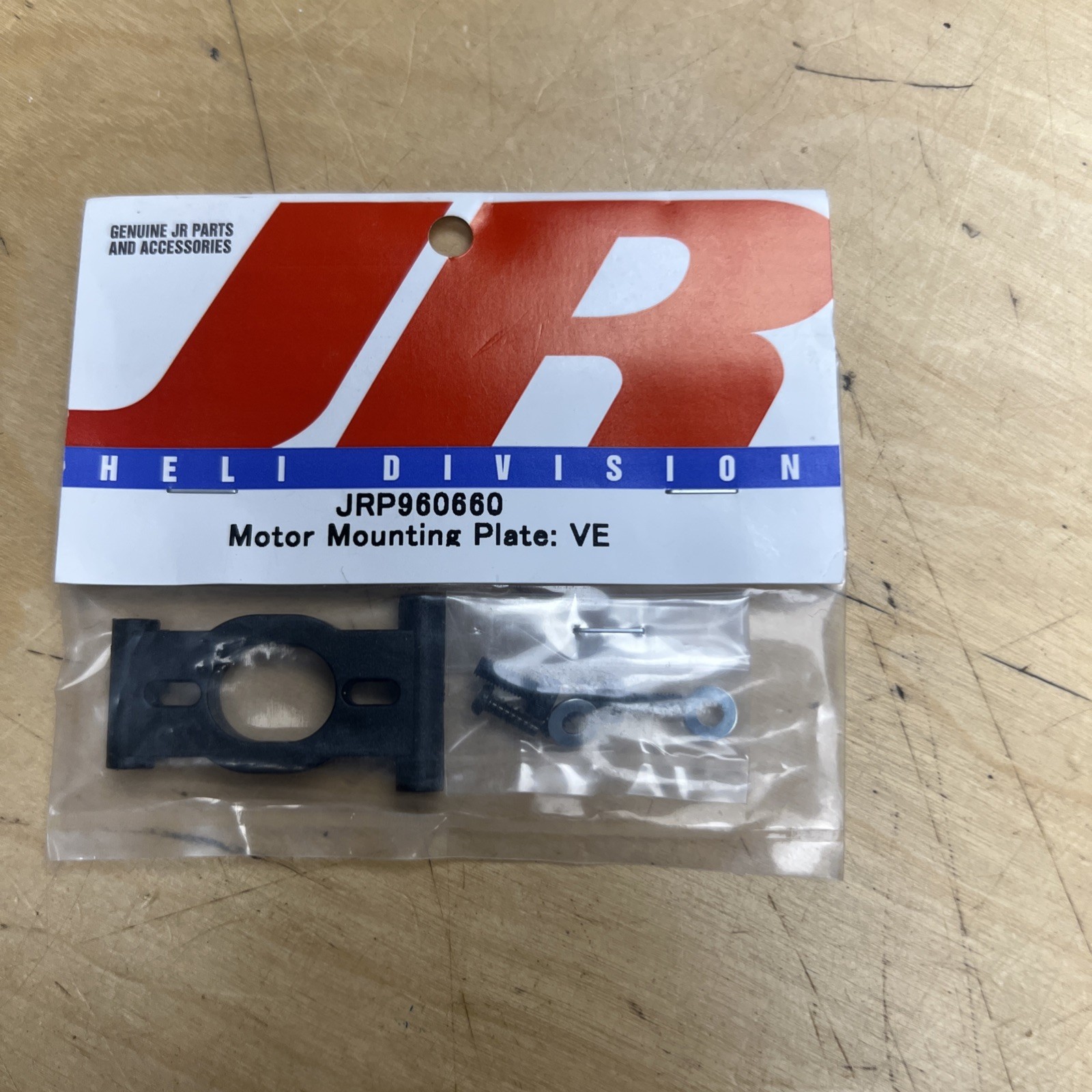JRP960660 Motor Mounting Plate: VE by JR Radio Control Helicopter New In Package