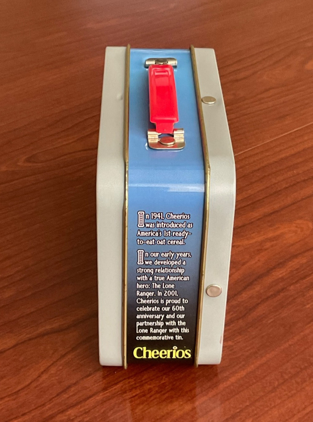 The Lone Ranger Mini Tin Lunch Box 2001 Cheerios 60th Anniversary