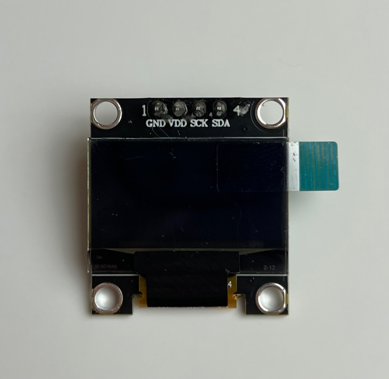 Two pieces 0.96 inch IIC Serial 4pin SSD1306 YellowBlue OLED Display Mod. 12864