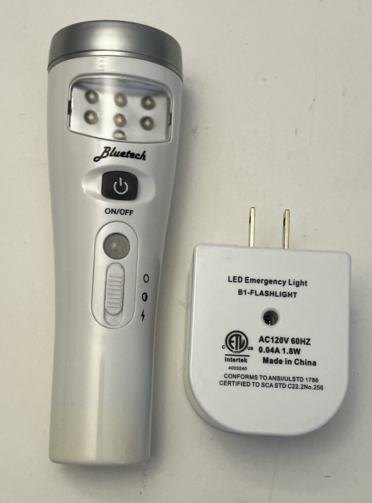 Bluetech B1 LED Emergency Flashlight-Night Light