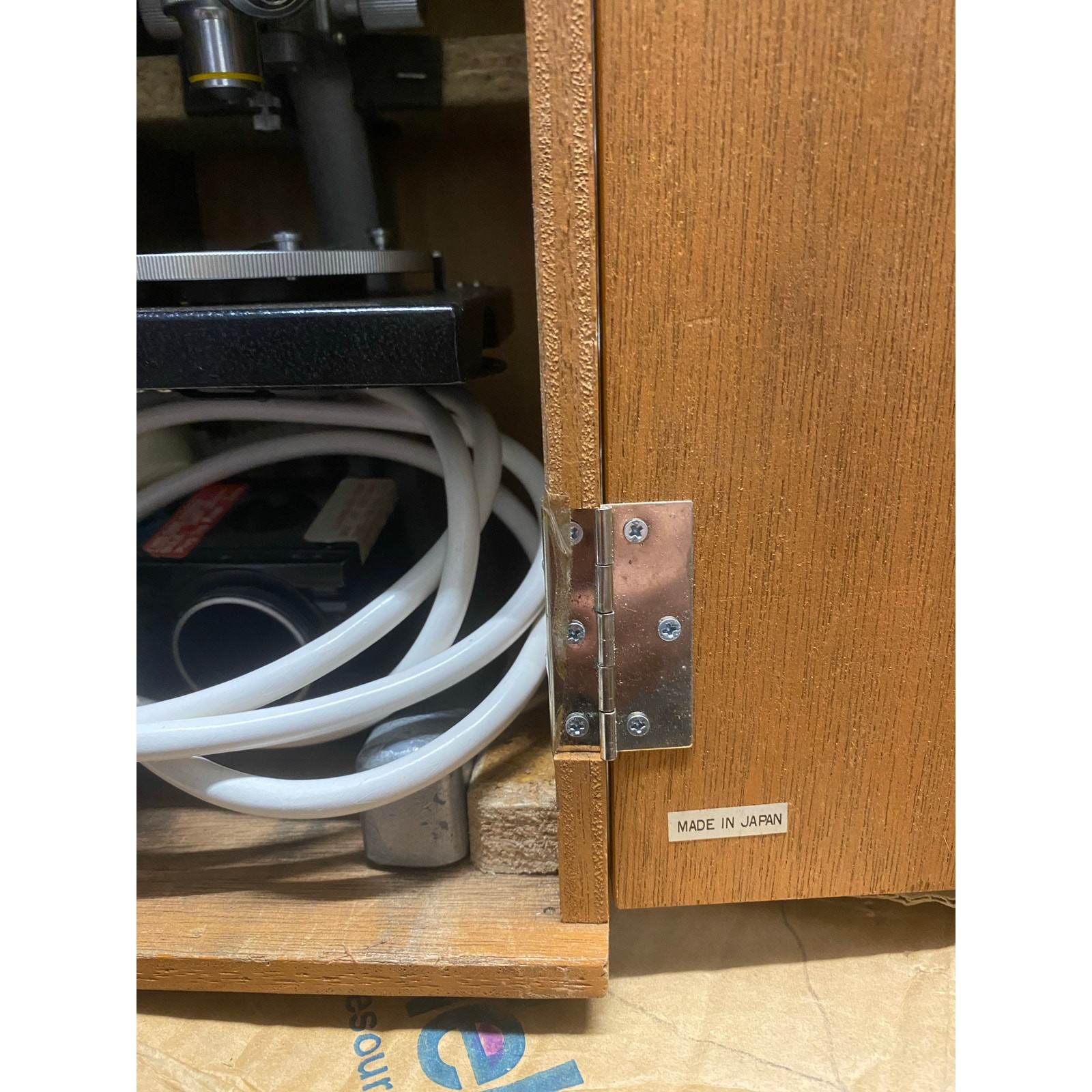 Meiji Labax PTM-1A/05 Microscope with wooden box