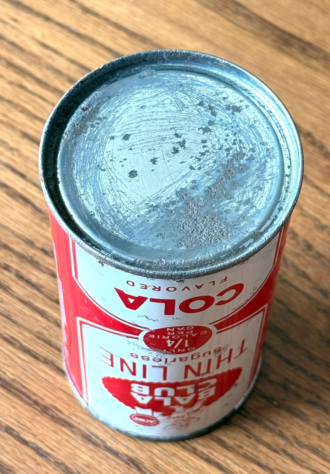 *Rare* Bala Club Thin Line Cola Soda Flat Top Soda Can--Pre-Zip Code