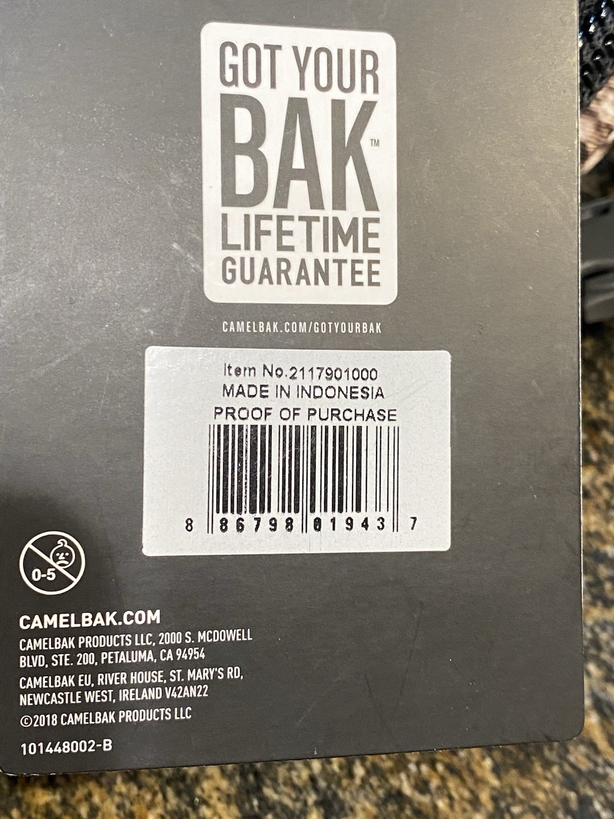 NEW $149 CamelBak Trophy TS 20L Backpack