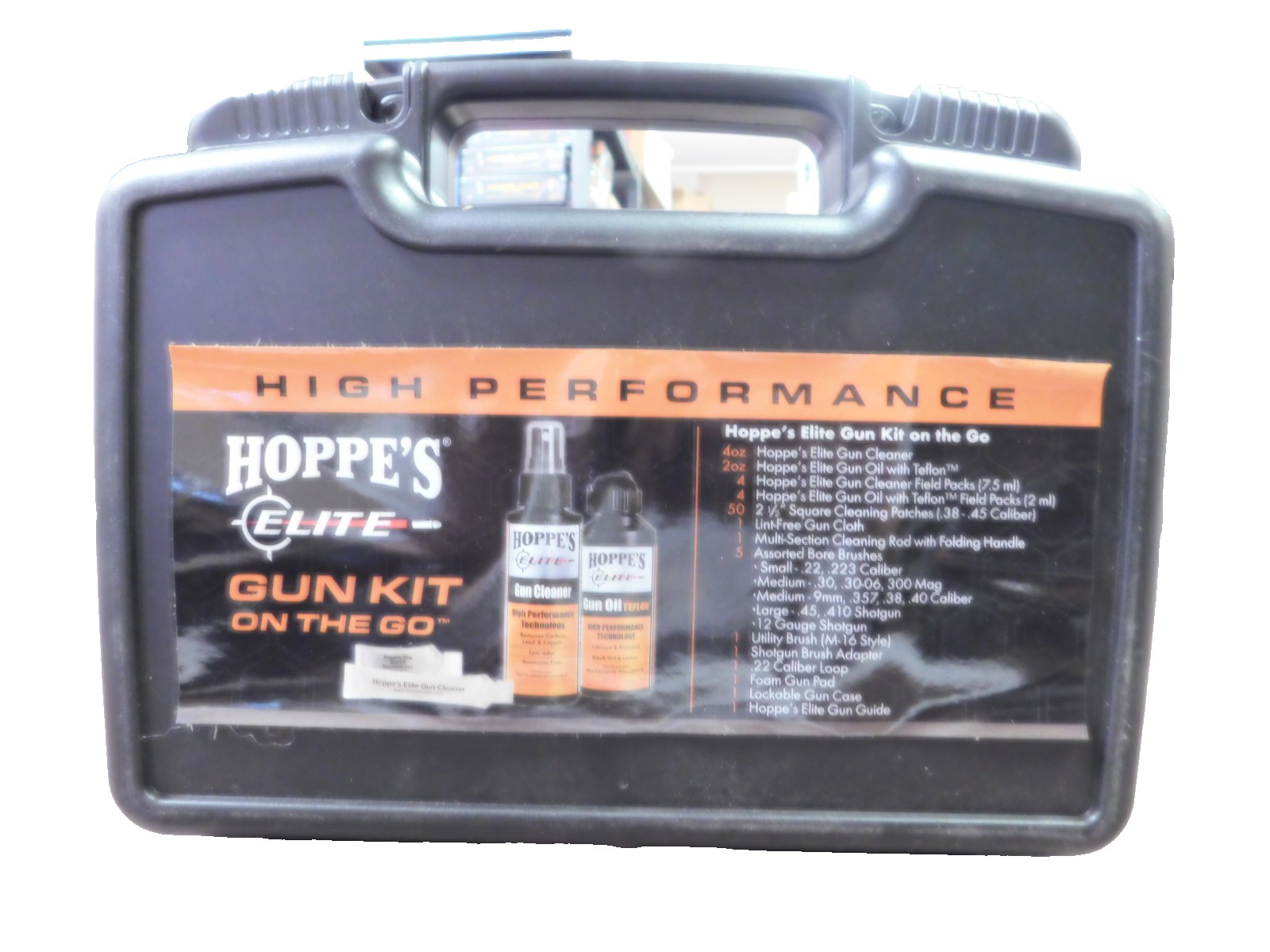 Hoppe's Elite Gun Care On-The-Go Cleaning Kit-EGCOTG