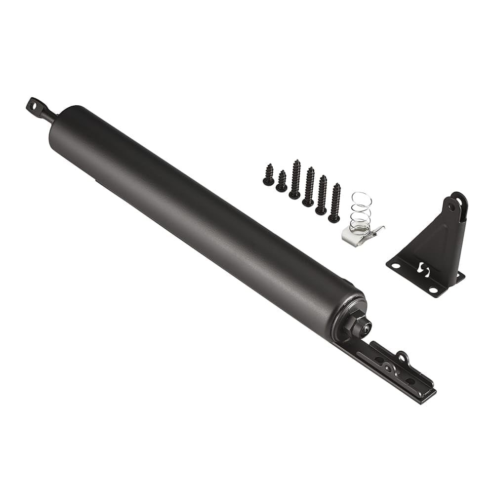 Ideal Security Heavy Screen and Storm Door Closer with Torsion Bar, Matte Bla...