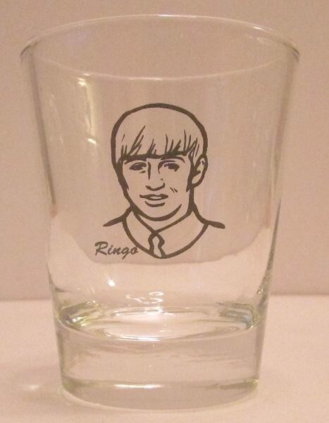 Beatles Ringo 1½ Shot Glass