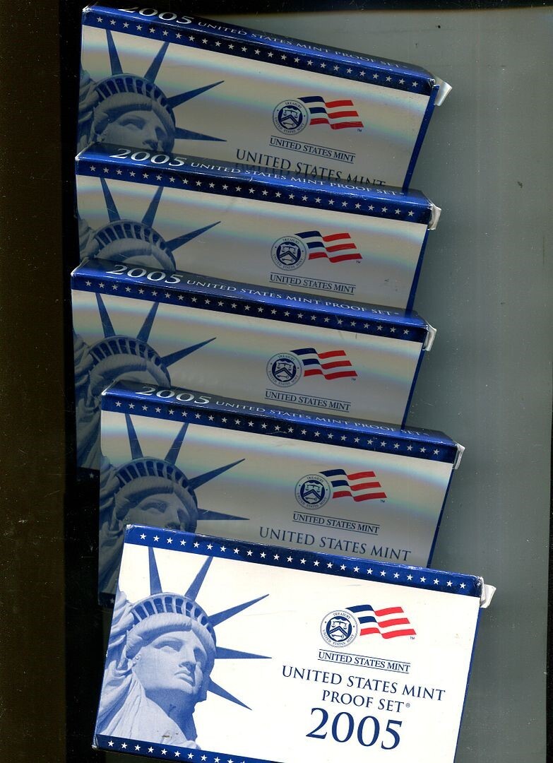 2005 S UNITED STATES COMPLETE ORIGINAL PROOF SET LOT OF 10