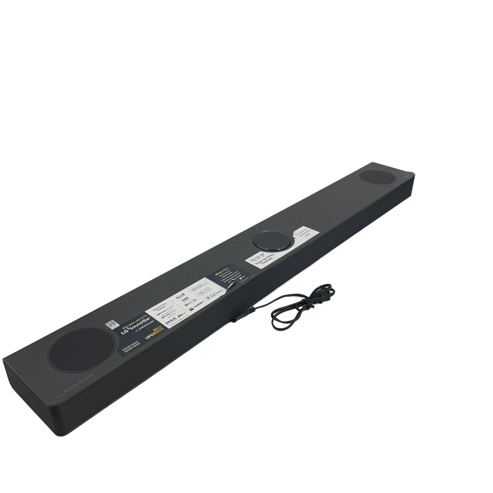 LG S80QY 3.1.3 Channel High Res Audio Sound Bar Black #U7876