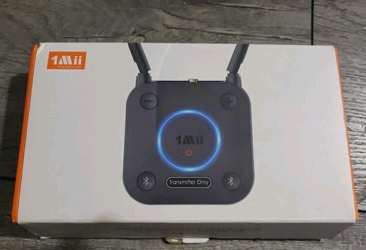 1Mii B06TX Long Range Wireless Bluetooth Audio Transmitter 5.0, Transmitter ONLY