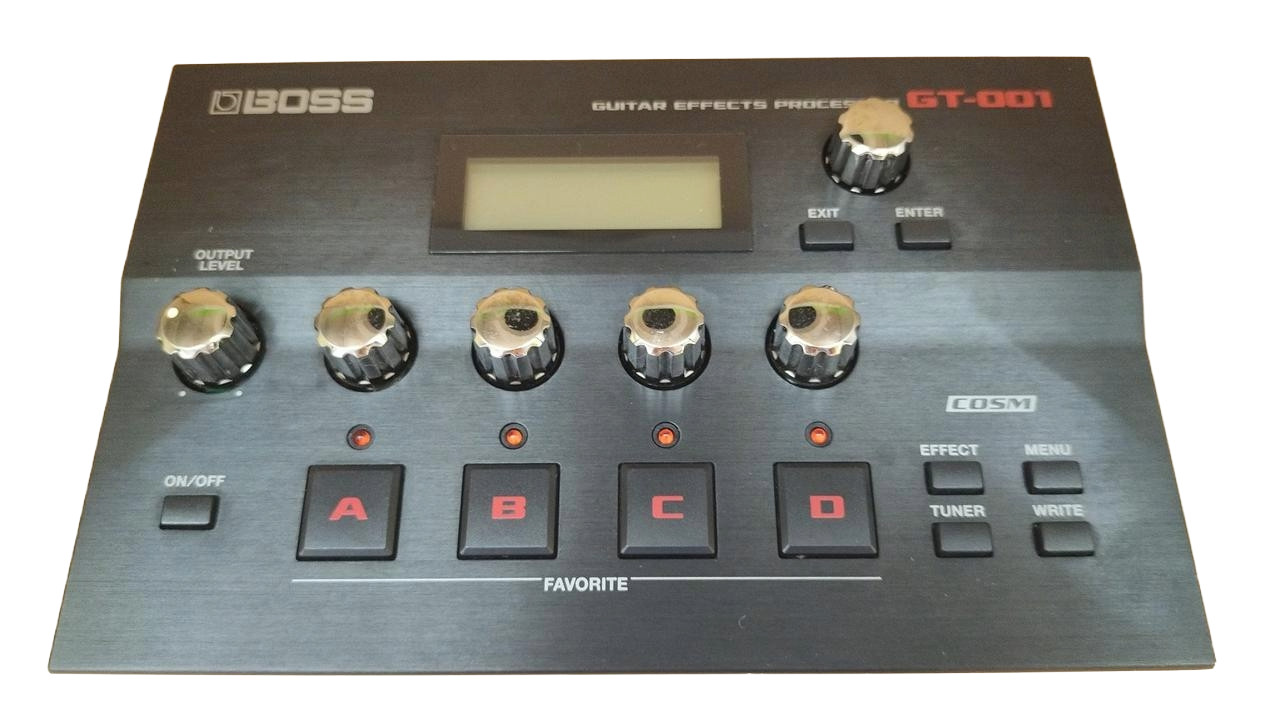 Boss GT-001 Guitar Effects Processor Multi Effects Desktop Tested Working