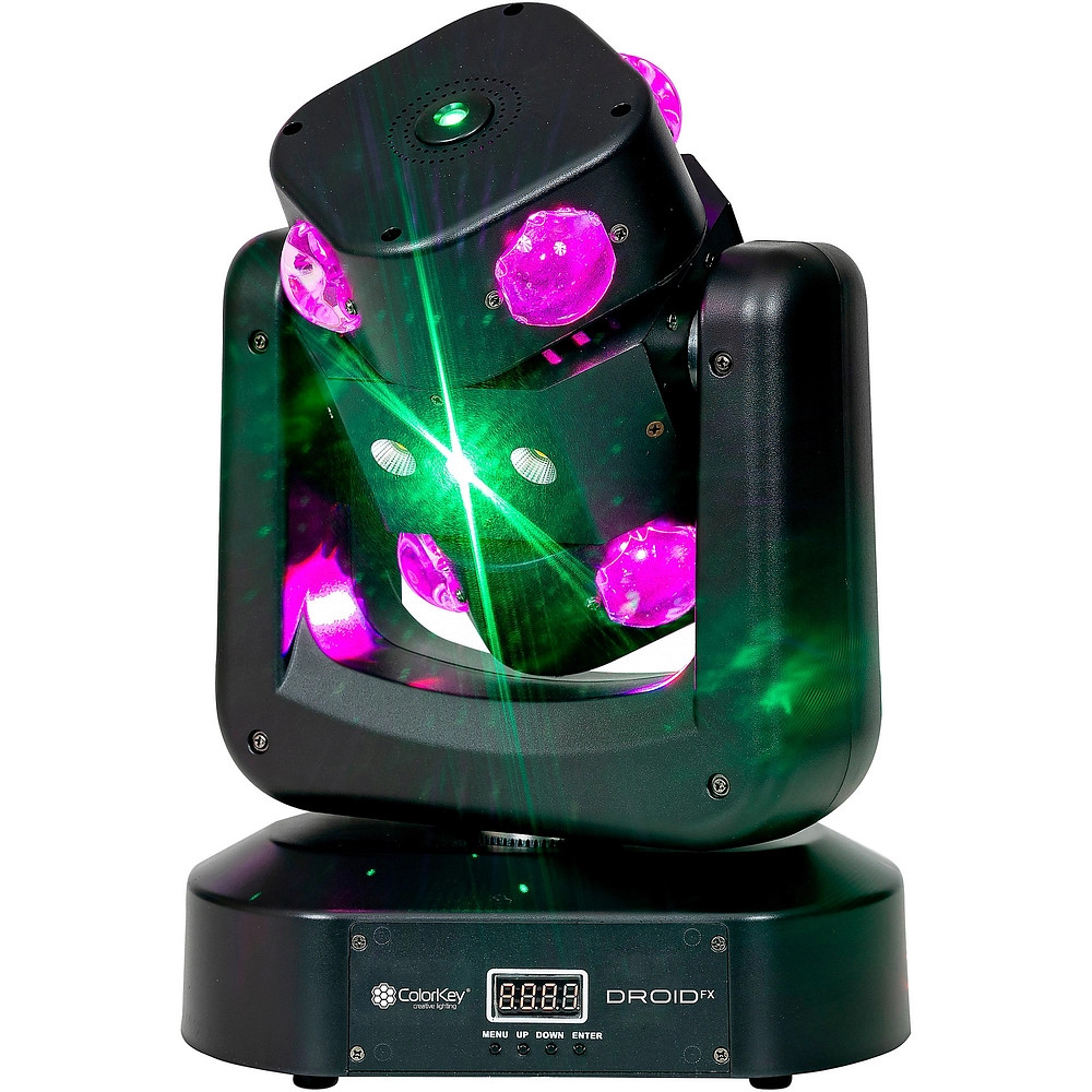 ColorKey Droid FX FX MultiEffect Moving Head wMulticolor LED Beams and Lasers