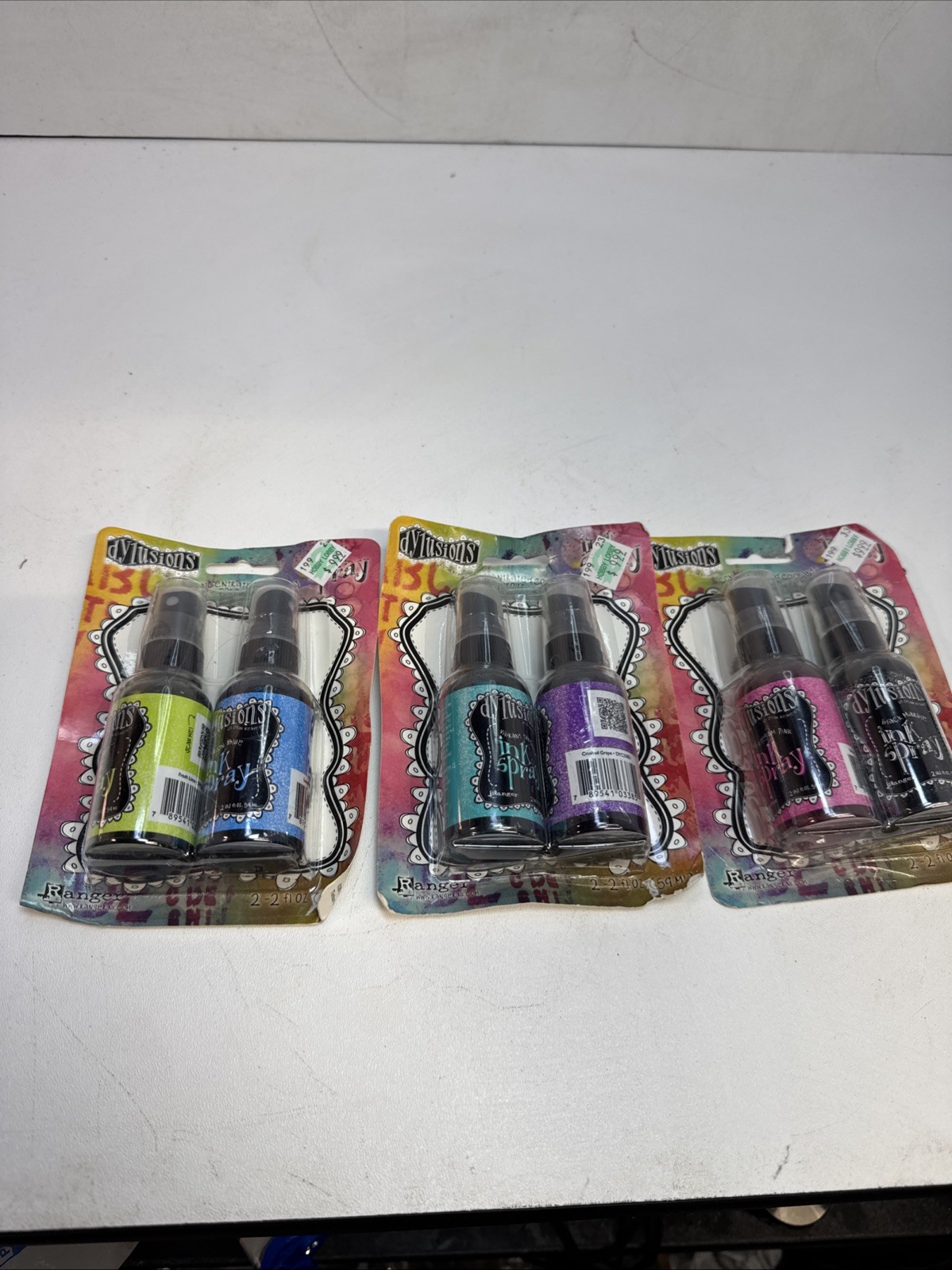 Dylusions Mica Sprays 2 Pack New SEALED 2 oz Spray Bottles Lot Of 3