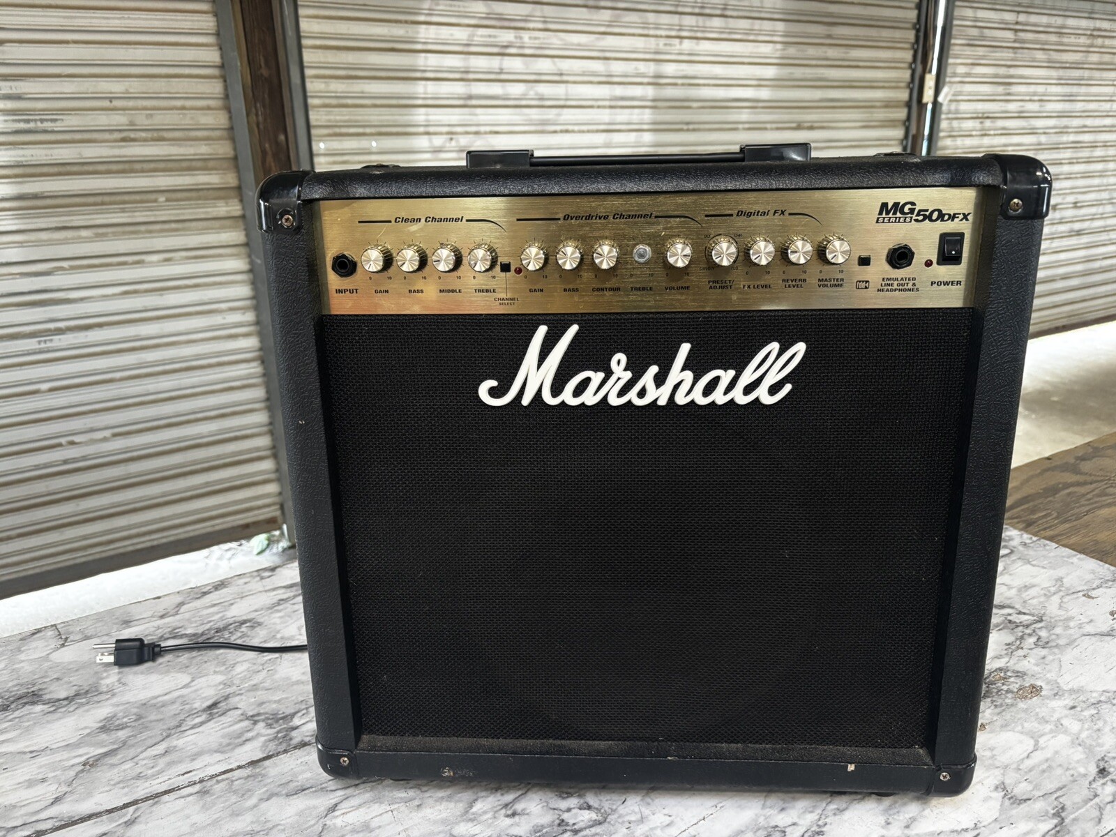 Marshall MG50DFX Guitar Amplifier 50 Watts Working Clean Adult Owned