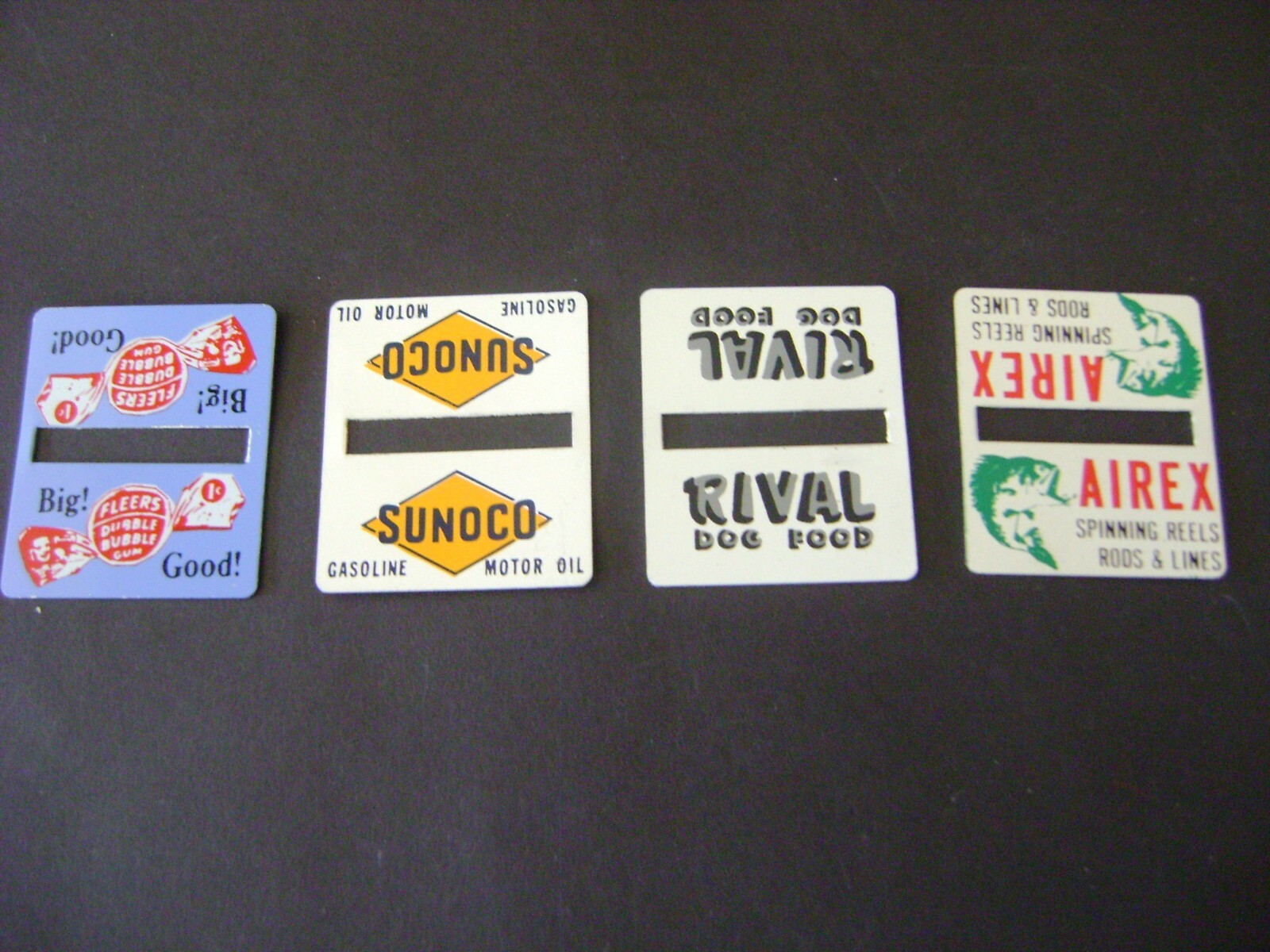 Lionel 156 Billboards (Fleers-Sunoco-Rival-Airex)