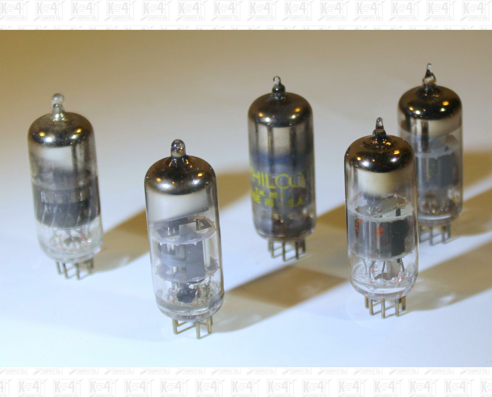 Assorted 6DE6 Vacuum Tubes Made In USA Tested Used Good Lot Of 5