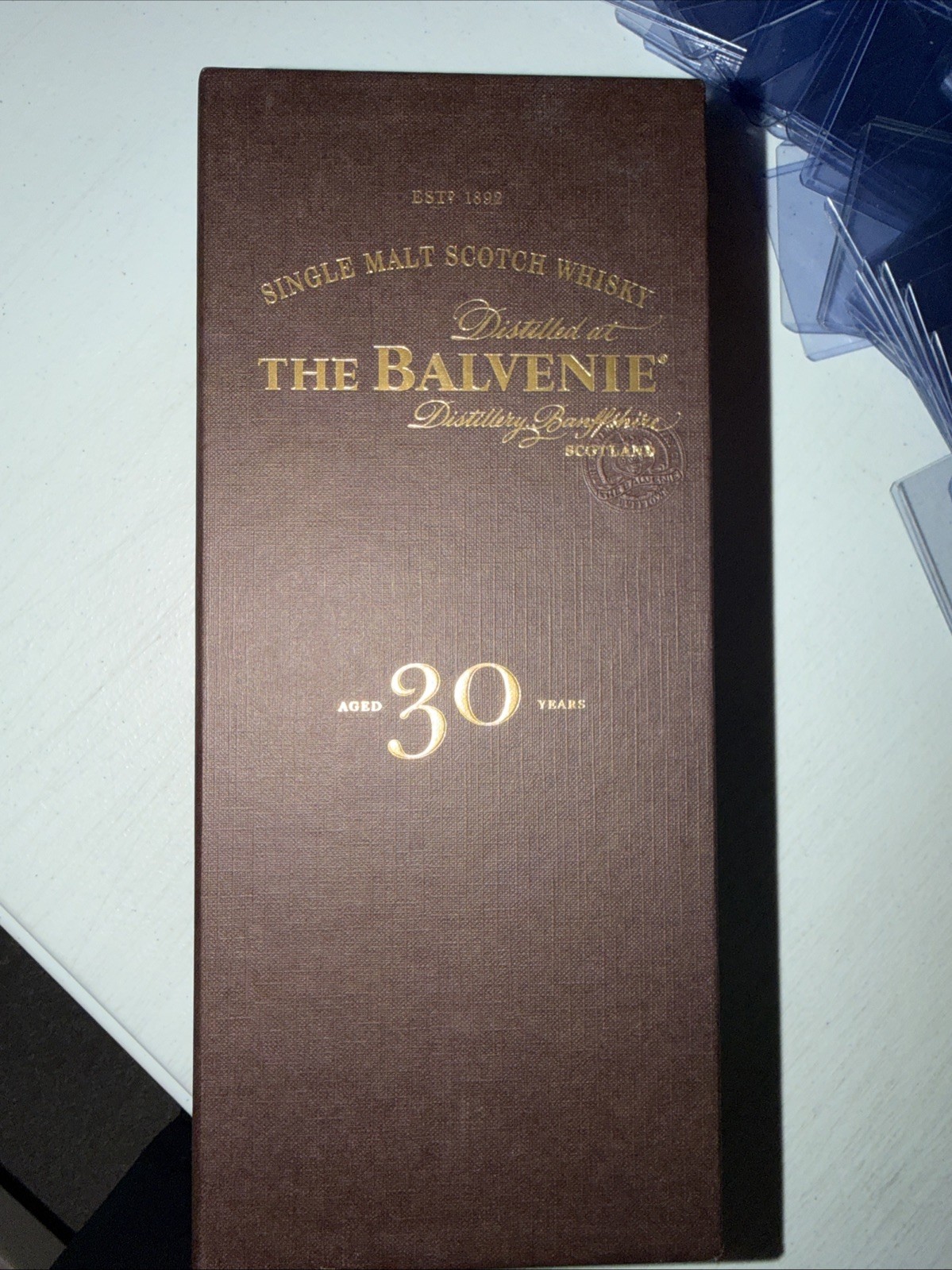 The Balvenie 30 Year Scotch EMPTY Box