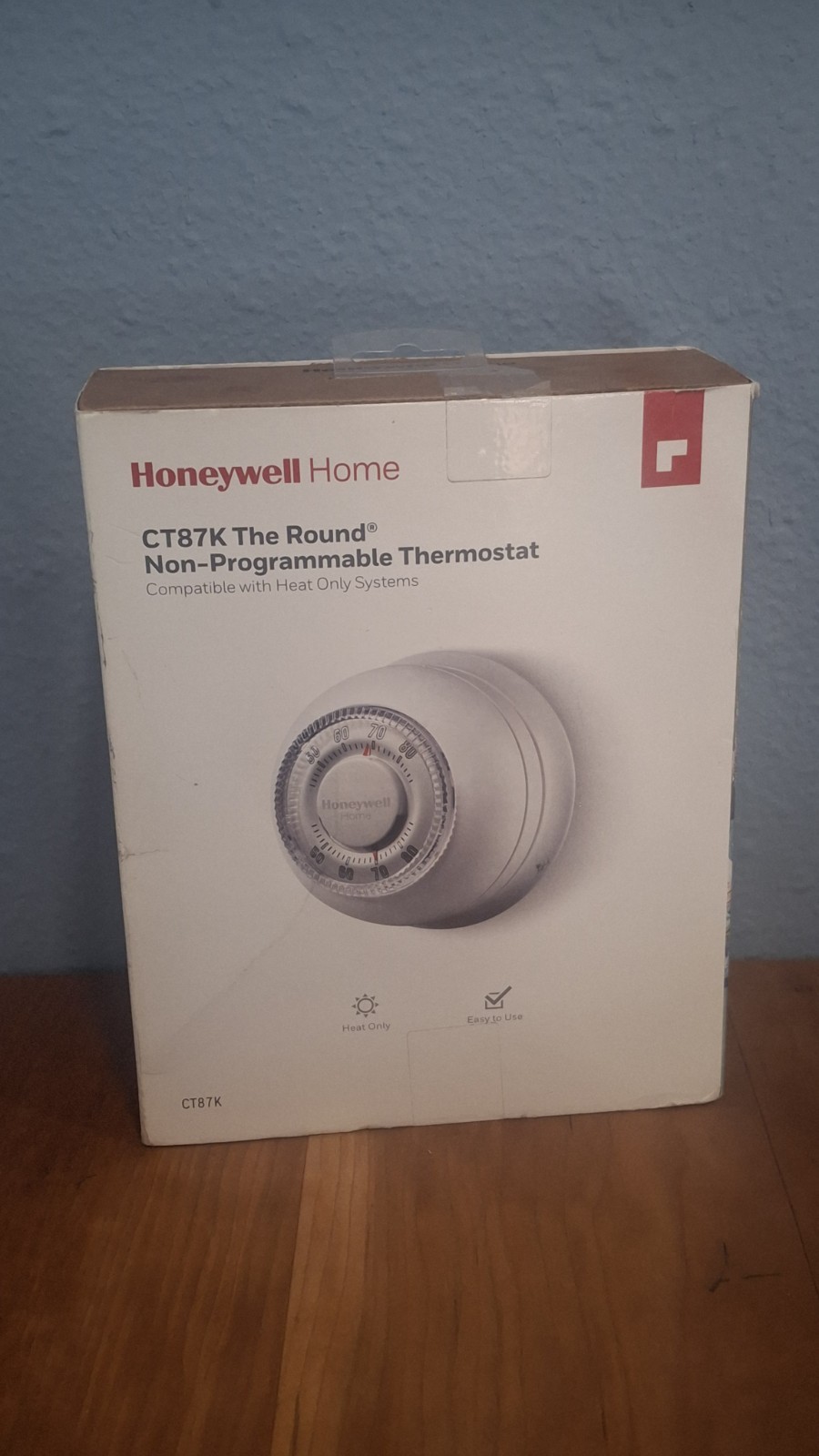 Honeywell Home CT87K The Round Non-Programmable Thermostat Heat Only