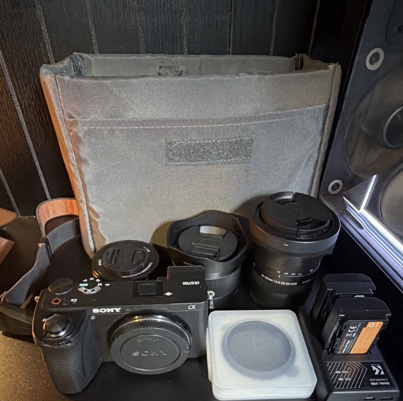 Sony Alpha 6700 Camera Bundle with 2 Lenses, Batteries, Charger, SD Card, Bag