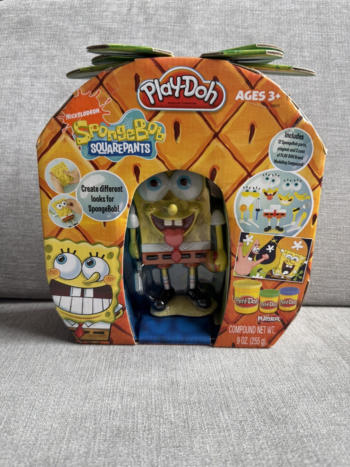 SpongeBob Squarepants Play Doh Set Nickelodeon new & sealed Rare 2008