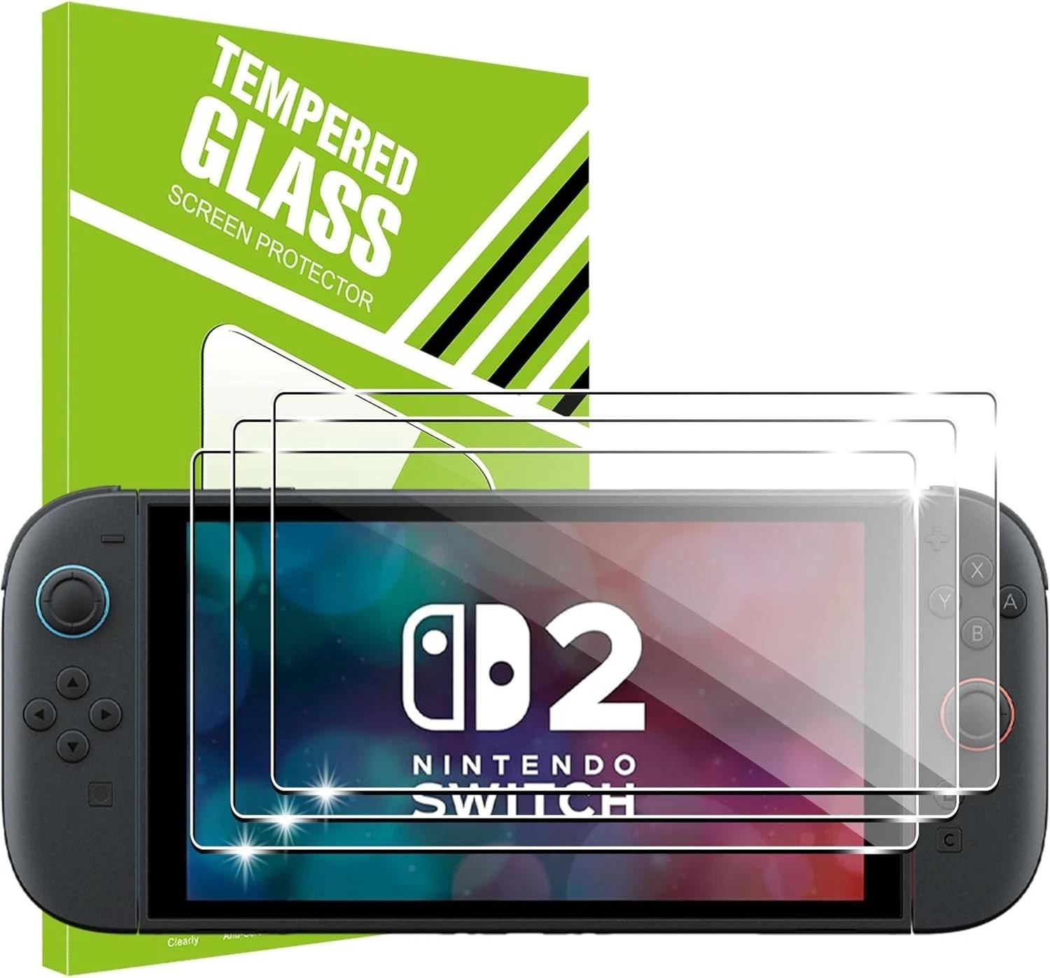 for Ns/nintendo Switch 2 Screen Protector-hd Tempered Ns 2-3 Pack