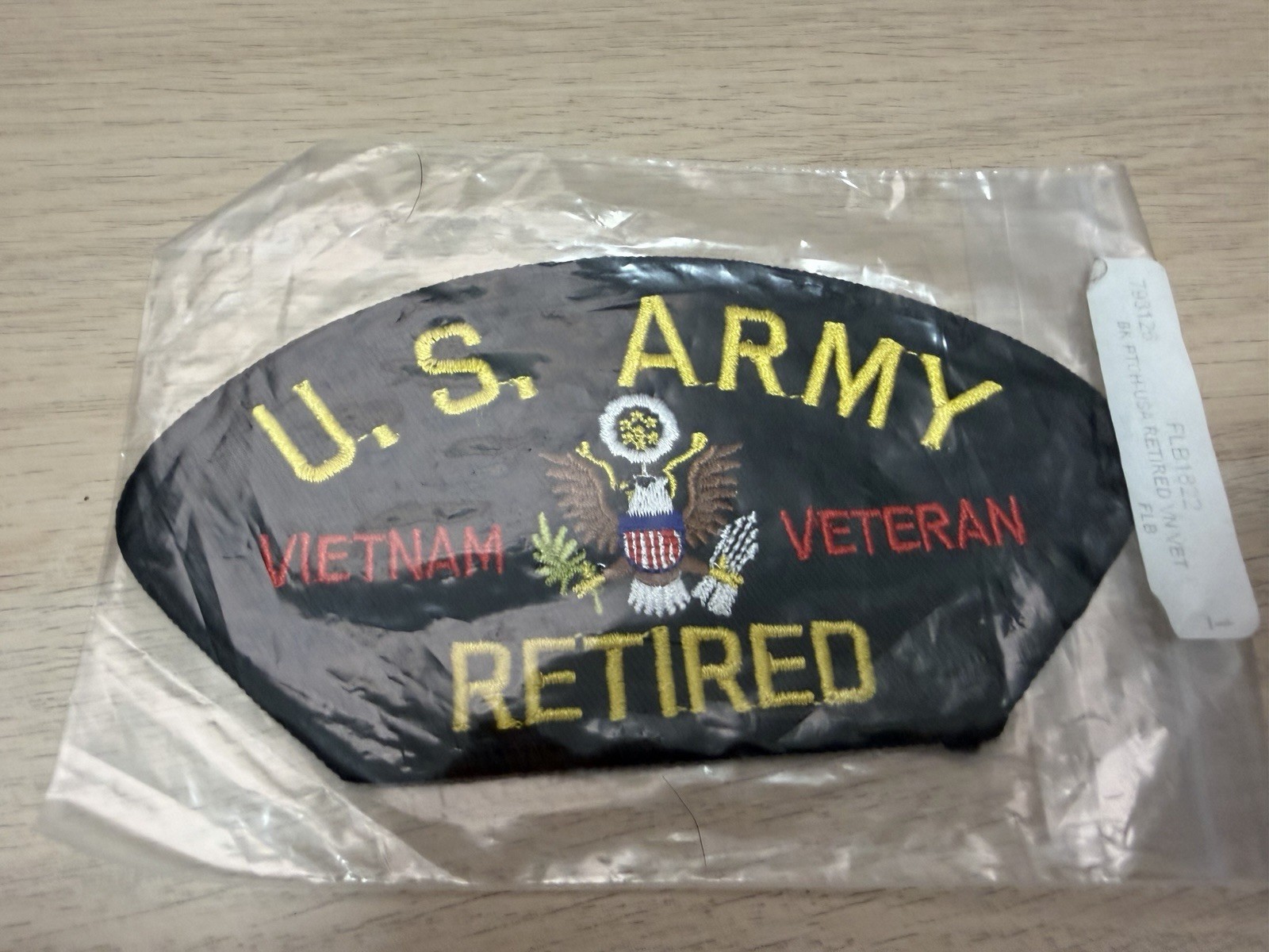 US Army Retired Vietnam Veteran Patch - New