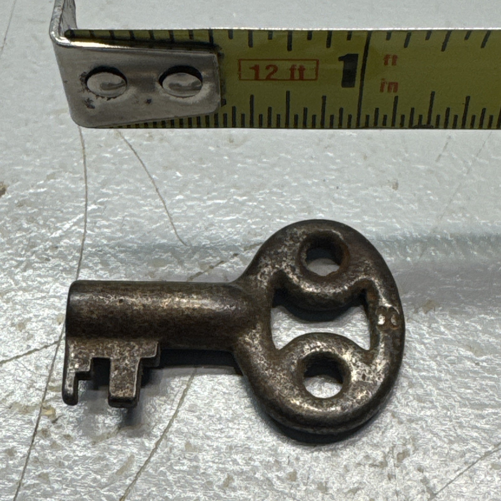 Antique Hollow Barrel Skeleton Key 1.25”