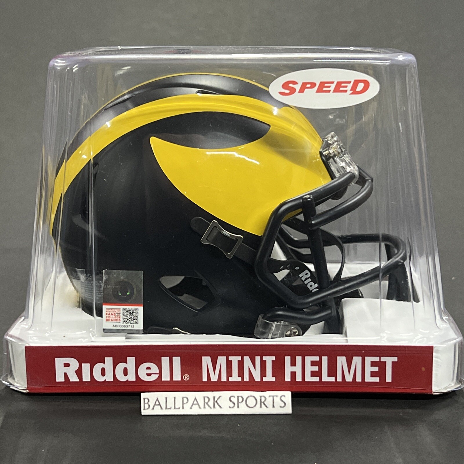 Michigan Wolverines Speed Mini Helmet Riddell NCAA Licensed Brand New!