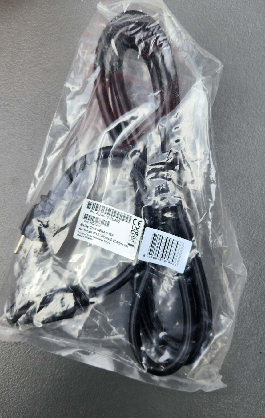Victron Energy ADA010100400 Mains Cord NEMA 5-15P for Smart IP43/Skylla-S Charge