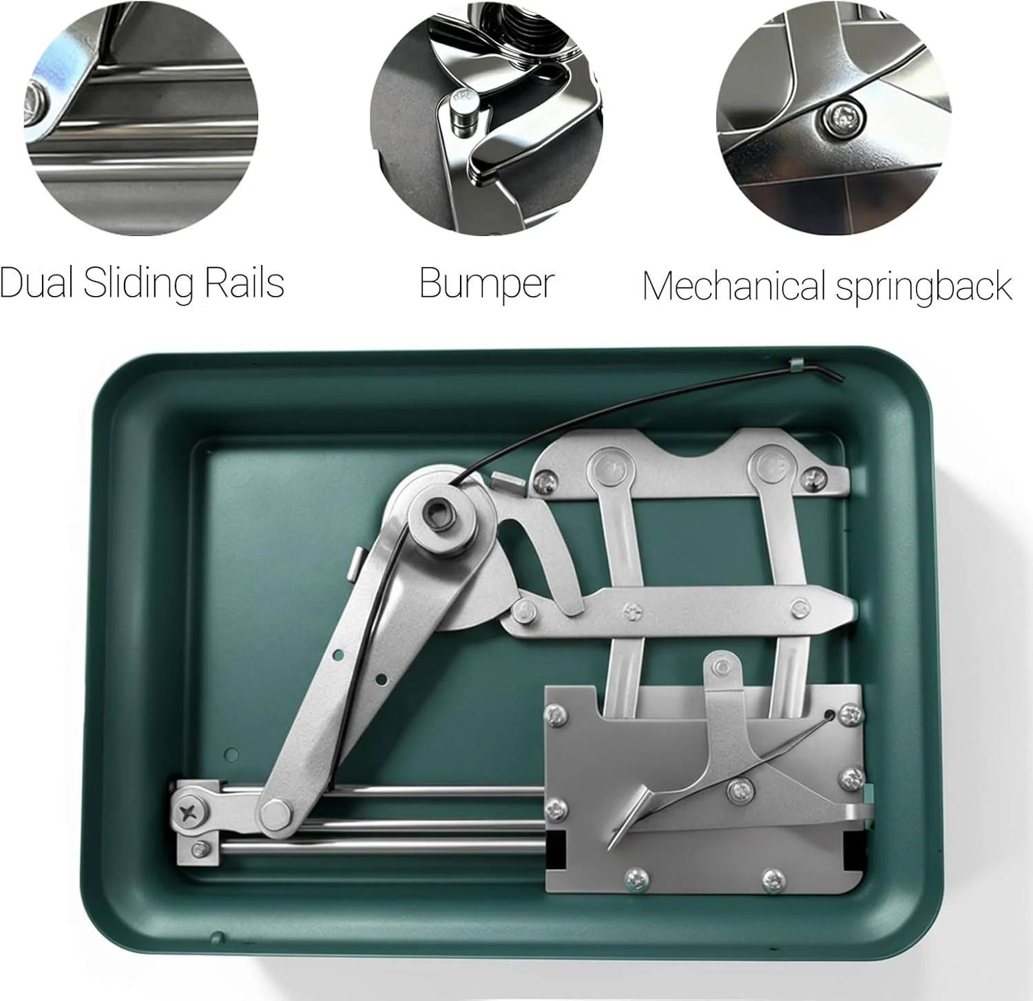 Cigarette Rolling Machine, Cigarette Roller for 8mm Rolling Papers, Hunter Green