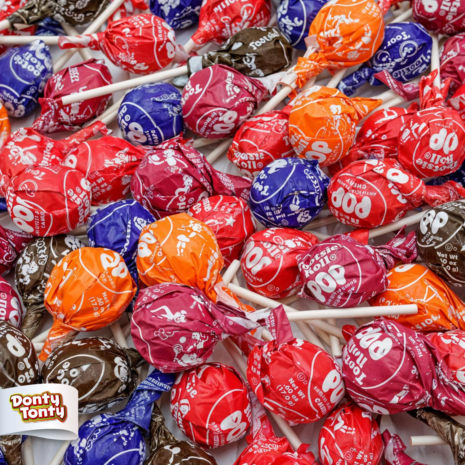 POPS Lollipops 1 Lb – Bulk Bag, 5 Assorted Flavors, Gluten Free, Chewy Center &