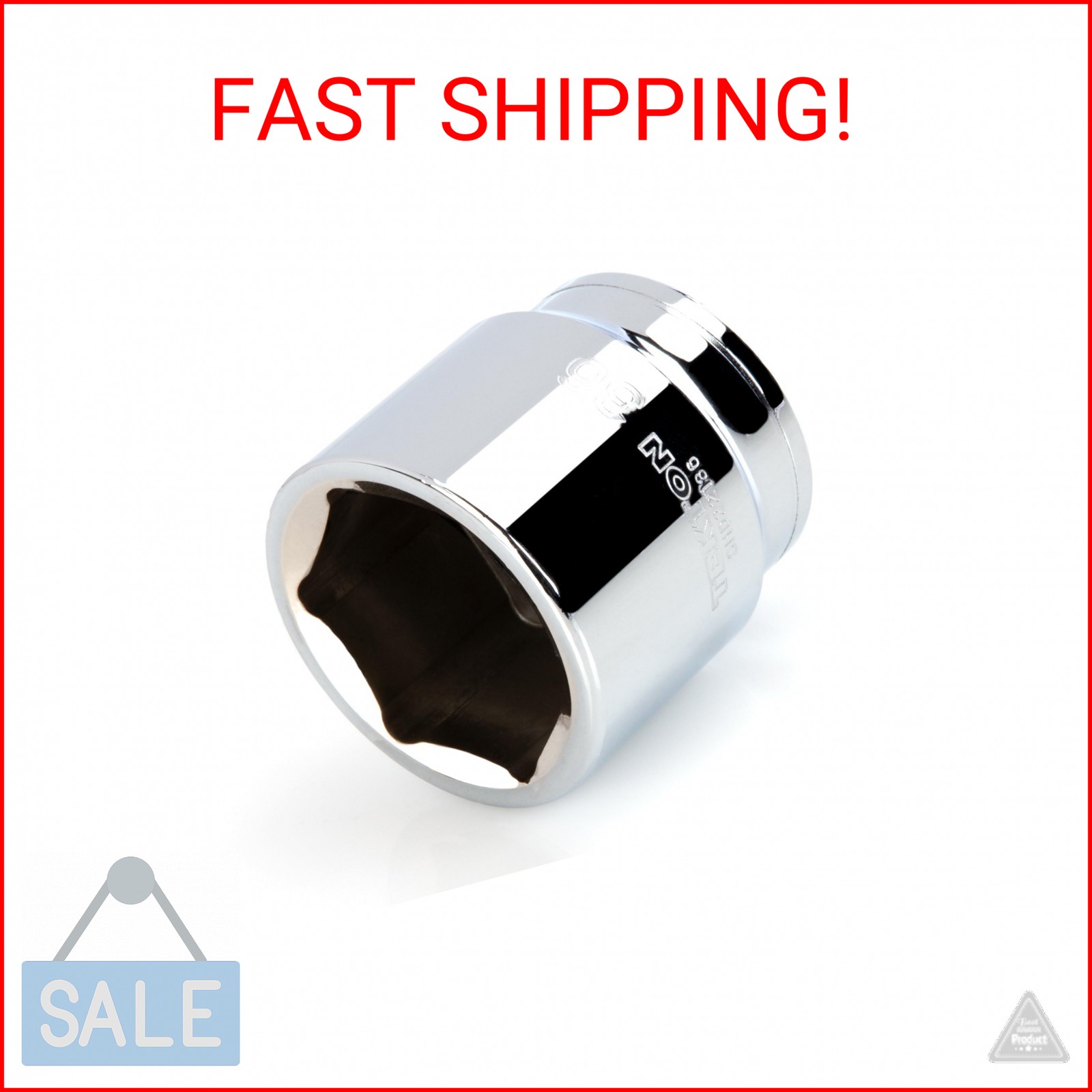 TEKTON 1/2 Inch Drive x 36 mm Shallow 6-Point Socket | SHD22136