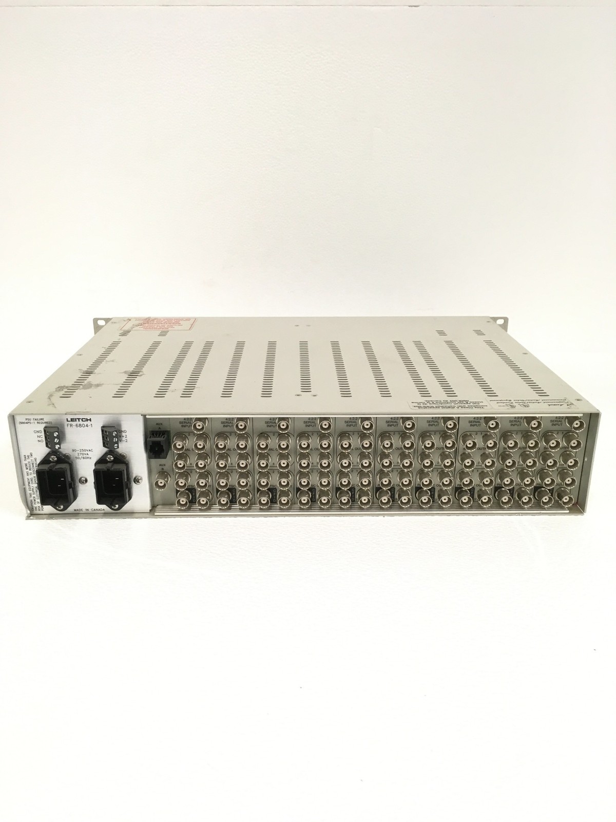 Leitch FR-6804-1 Digital Glue Amplifier w/10x VSM-6804 Cards ,2x Power Supply