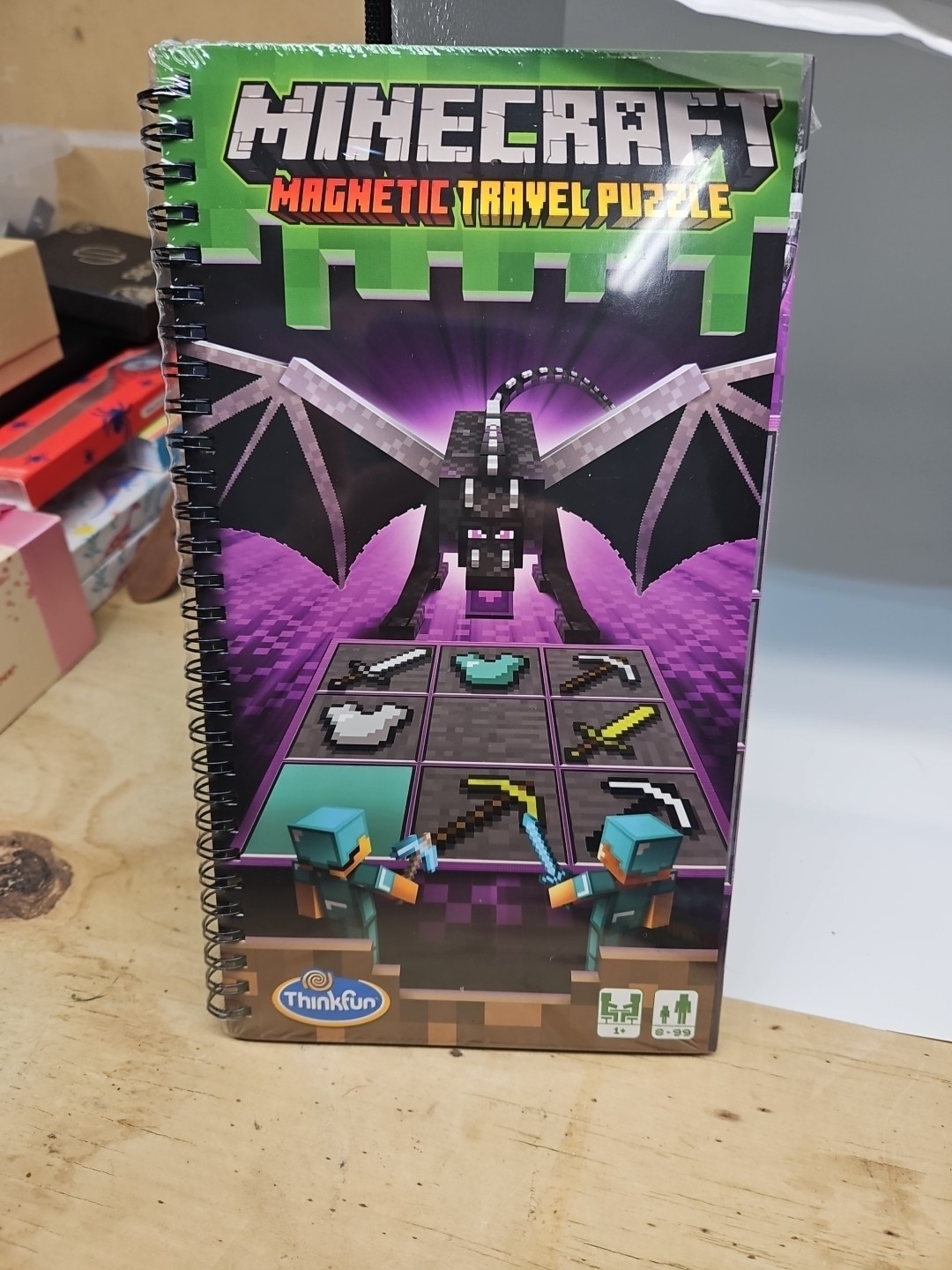 Minecraft Magnetic Travel Puzzle by ThinkFun