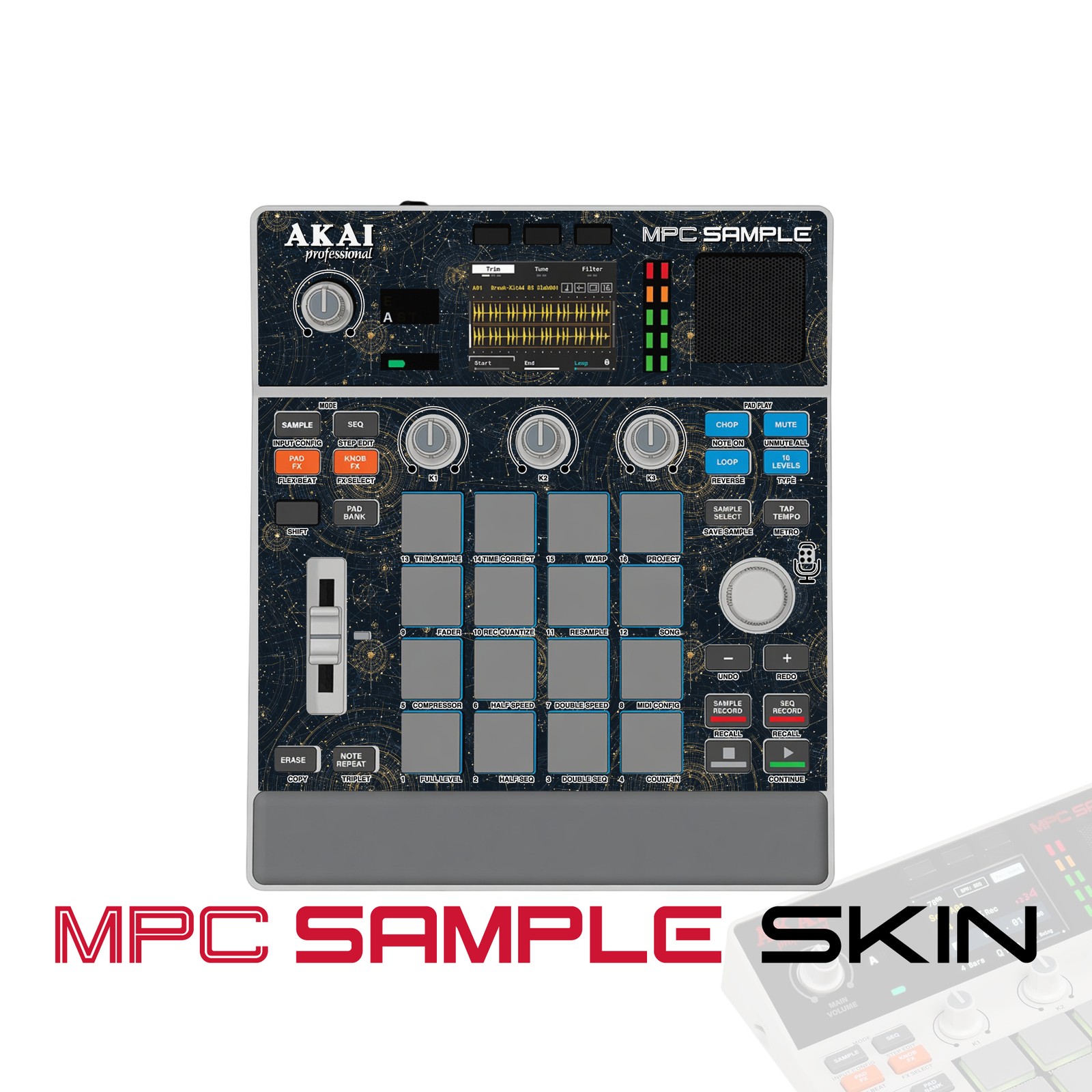 Akai MPC Sample Skin / Galaxy Core