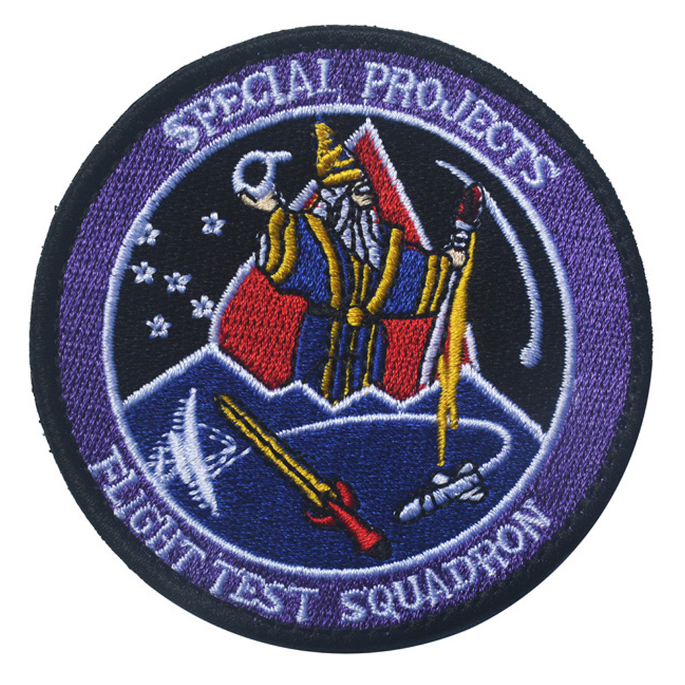 Air Force Flight Test Squadron Special Projects Area 51 Aviation Swat Hook Patch