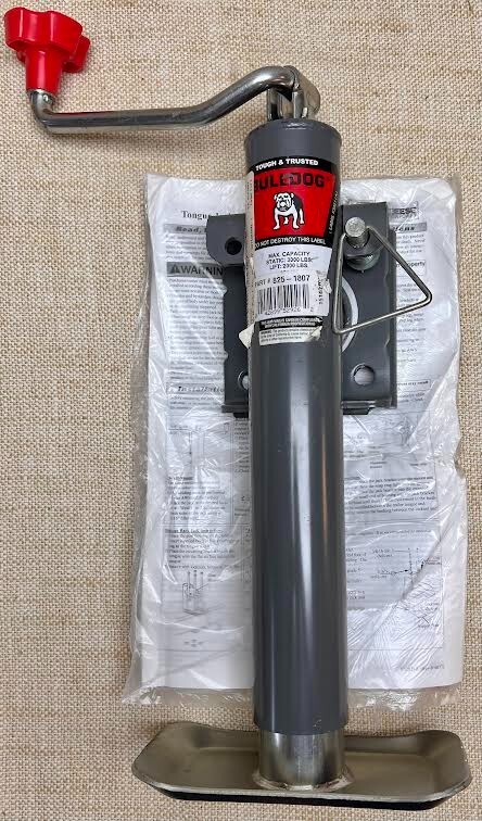 Bulldog 151401 Round Trailer Jack 2,000 lbs.