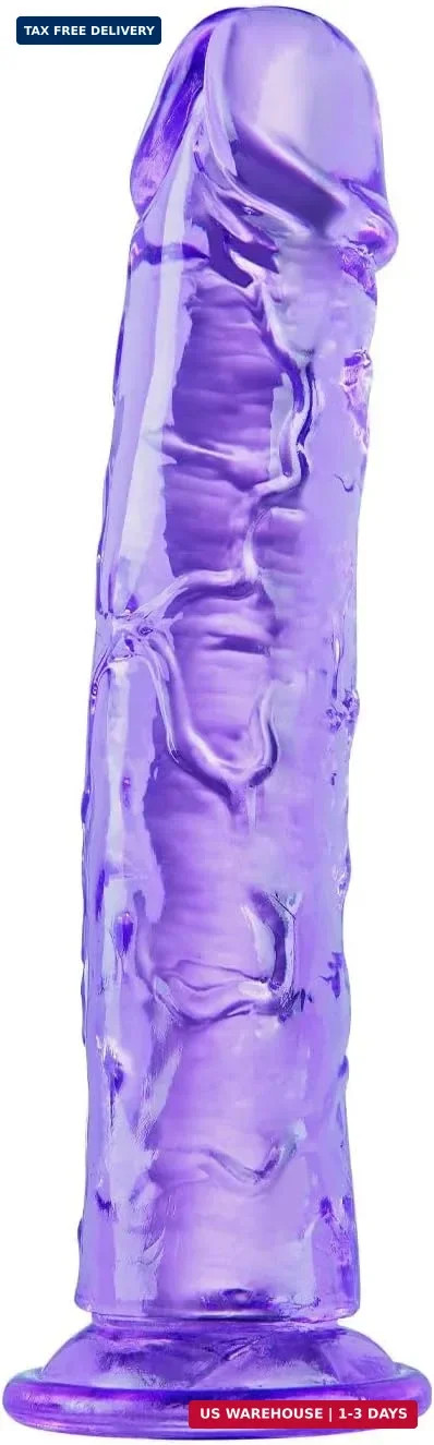 7 Inch Realistic Dildo, Cute Small Penis for Beginners, Soft Realistic Sex Toy T