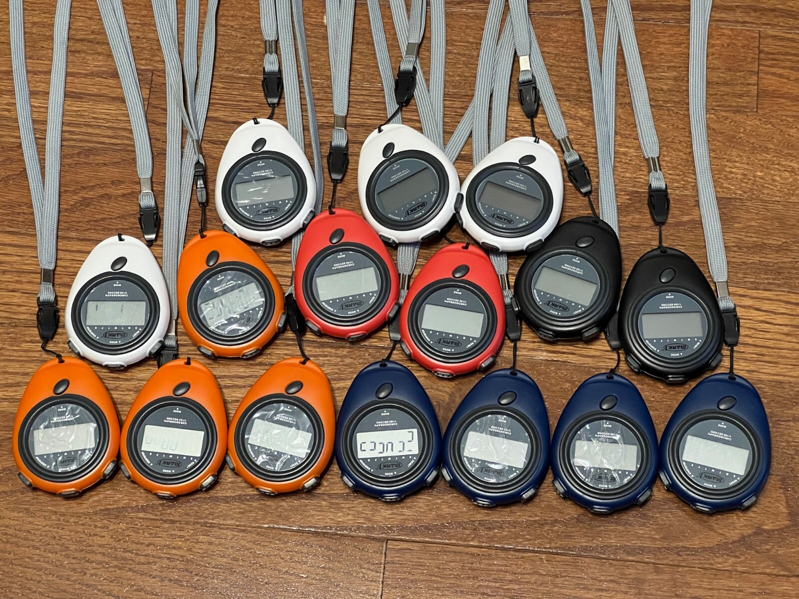 Lot - Mark 1 Economy Chronograph 1/100 Second Stopwatch w/lanyard