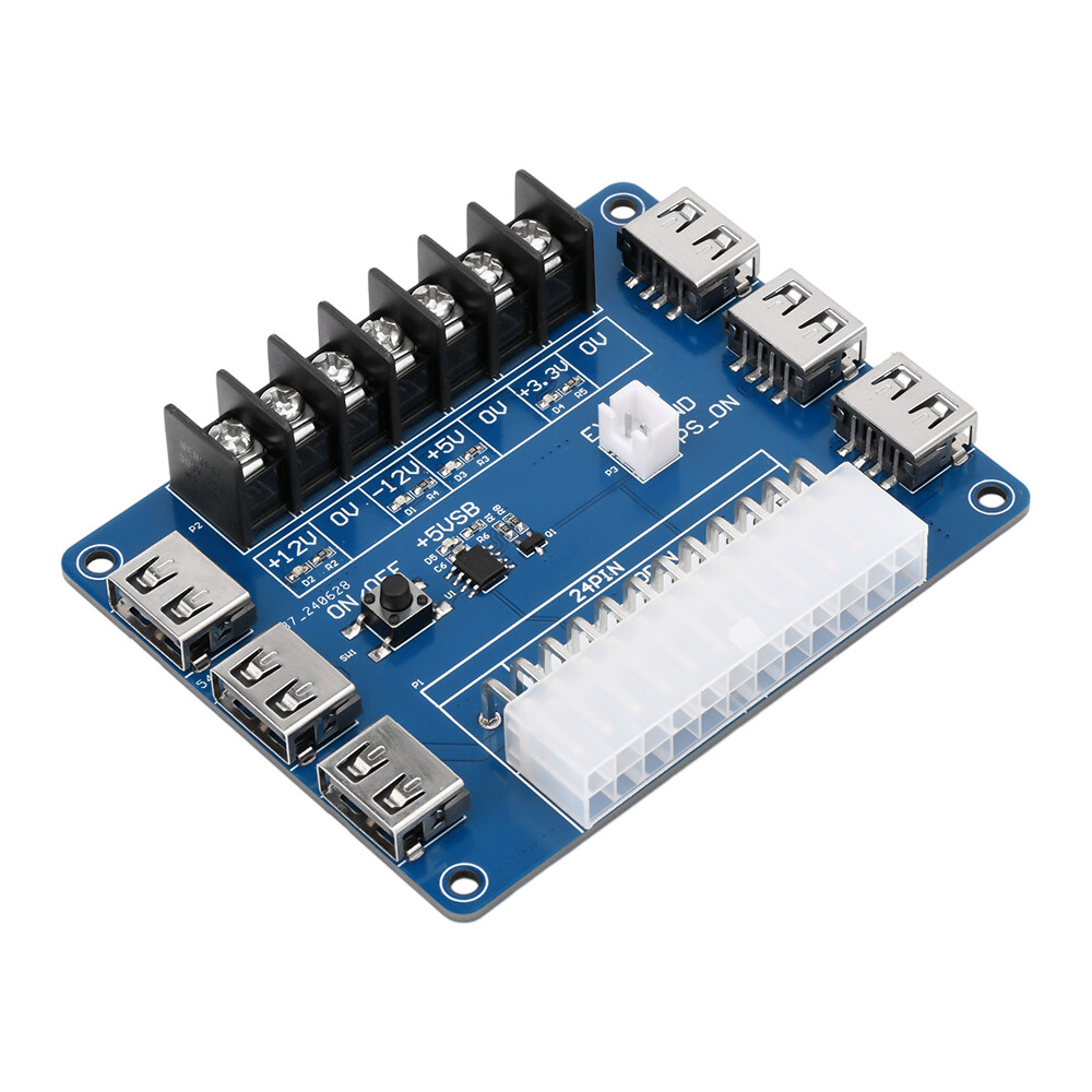 ATX Power Adapter Board USB Charging Desktop PowerSupply Breakout Adapter Module