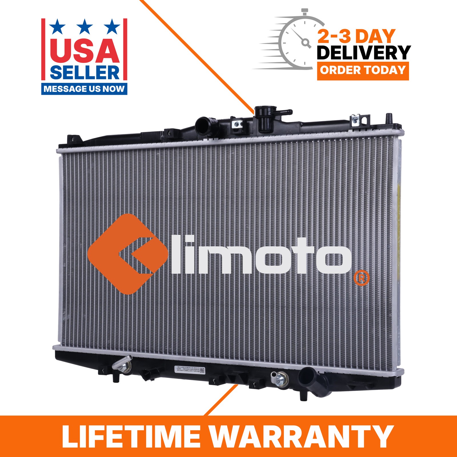 Klimoto Radiator for Honda Accord 1998-2002 2.3L L4 for HO3010101 19010PAAA51